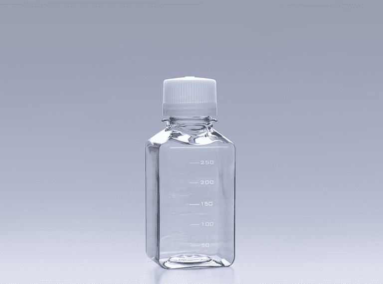 250ml Square PETG PET Media Bottles