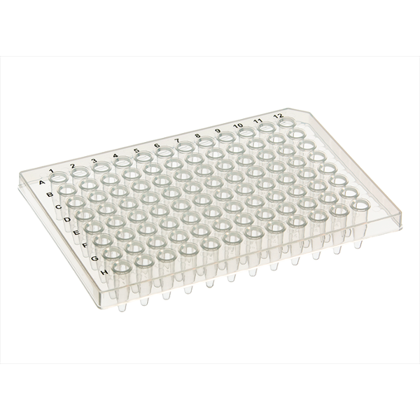 0.2 mL PCR Plate, Semi-Skirted, Straight Side
