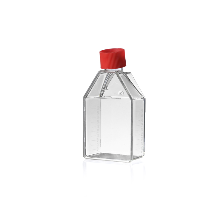 T25 Treated Cell Culture Flasks With Vent Cap, Sterile